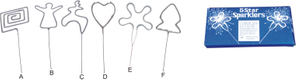 VG269A / B / C / D / E / F Novelties Sparkler