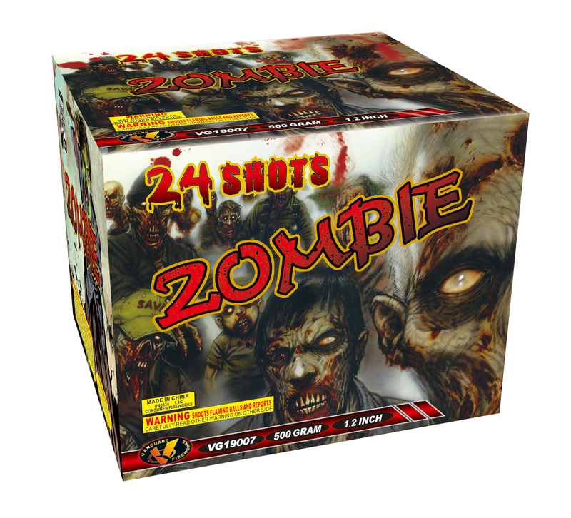 VG19007 24 disparos pastel zombie