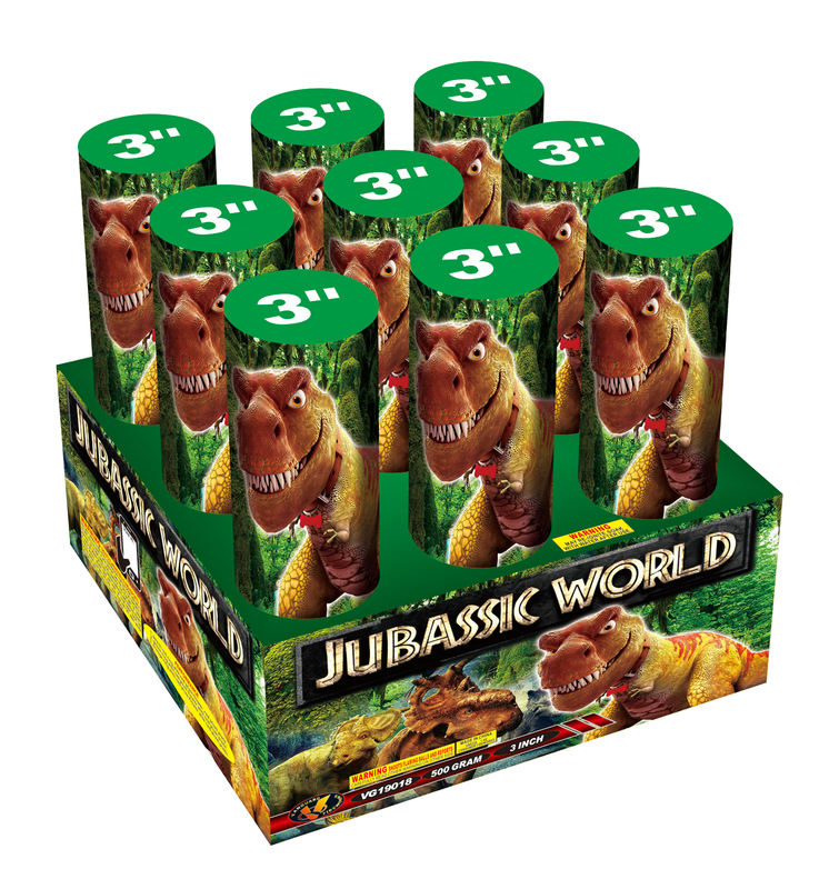 VG19018 Jubásico World 9 Shots Torta