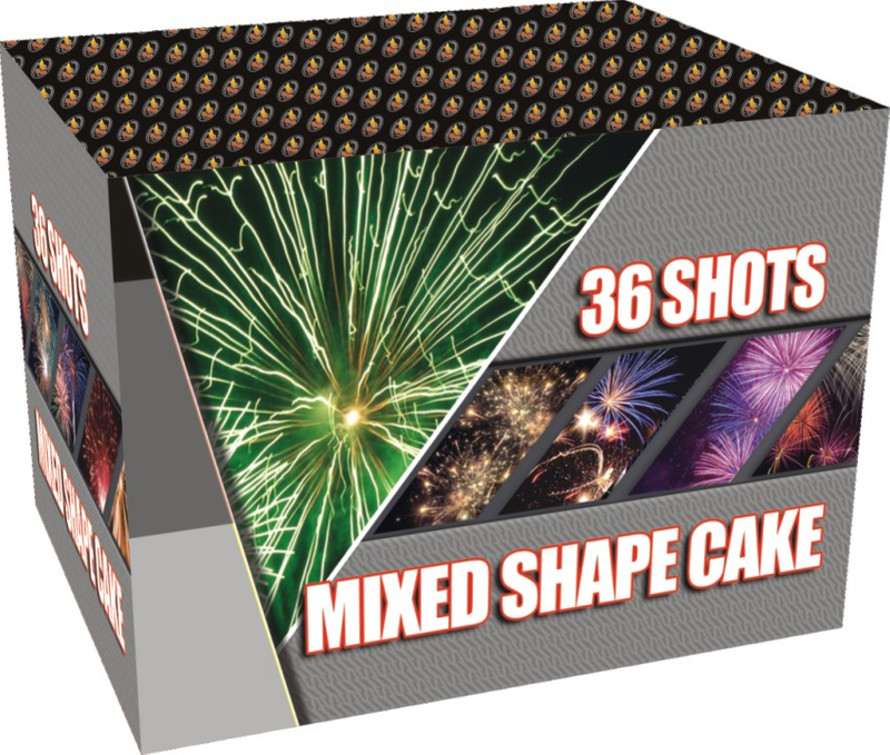 JYQW11 36 Disparos Torta de Forma Mixta