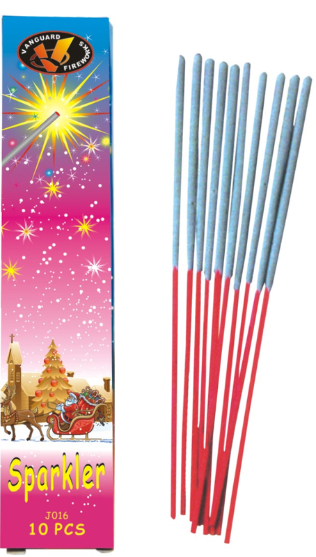 VG274 10 '' Sparklers con palo de bambú