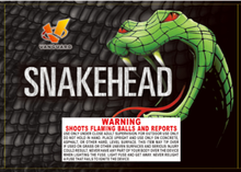 VG-CK13 / WD-10 Snakehead los fuegos artificiales del consumidor
