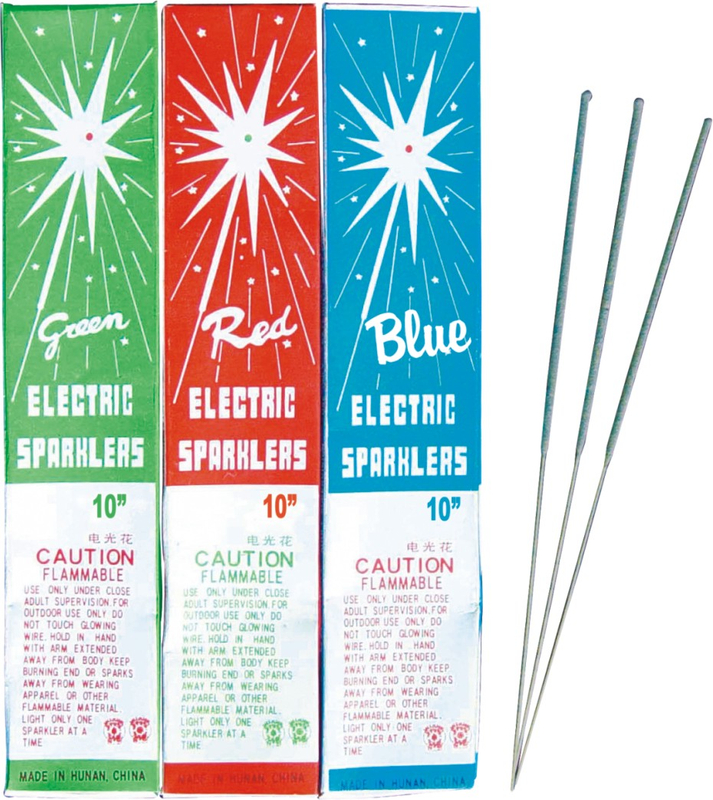 VG276 10 '' Sparklers de color